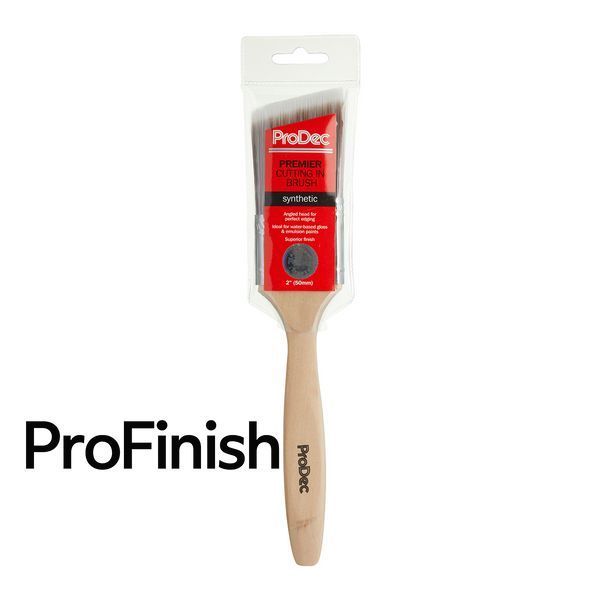 Premier Long‑Handle Cutting‑In Synthetic Paint Brush &ndash; 2&Prime; (50 mm)