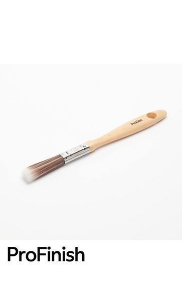 ProDec Professional Brush &ndash; 12 mm &ndash; ideal for fine touch-ups, water-based paints, stains, and enamels, Gray