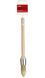 ProDec Professional Brush 21 mm &ndash; for Details and Frames &ndash; Synthetic Bristles, Slim Wooden Handle, Beige