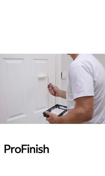 Set 2x Rola ProDec Fused Fibre &ndash; 100 mm, cu tehnologie anti-scamosare &ndash; pentru vopsele lucioase si satinate