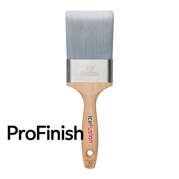 ProDec Advance Ice Fusion Professional Brush &ndash; 75 mm (3") &ndash; for Touch-Ups and Precision Work, Gray