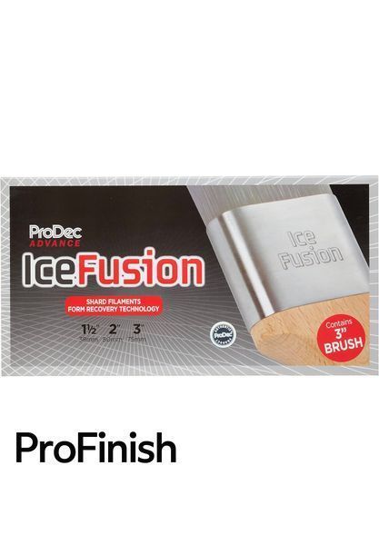 Set pensule ProDec Advance &ndash; 3 bucati (38mm, 50mm, 75mm) &ndash; pentru vopsele pe baza de apa, lacuri si baituri, Gri