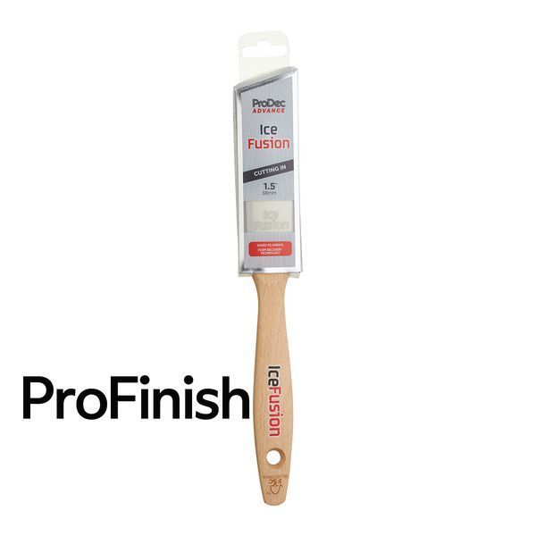 Ice Fusion Cutting‑In Synthetic Paint Brush &ndash; 1.5&Prime; (38 mm), Gray