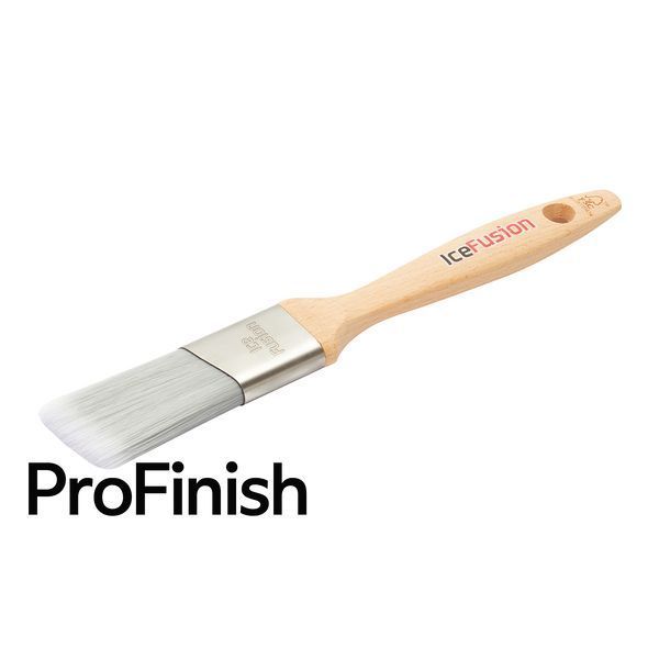 Ice Fusion Cutting‑In Synthetic Paint Brush &ndash; 1.5&Prime; (38 mm), Gray