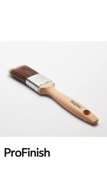 ProDec Professional Brush &ndash; 38 mm &ndash; synthetic bristles, wooden handle, ideal for furniture and precise finishes