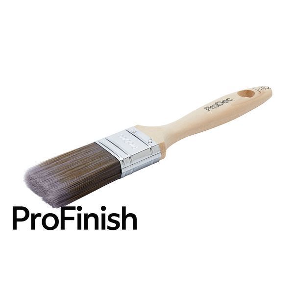 ProDec Professional Brush &ndash; 38 mm &ndash; synthetic bristles, wooden handle, ideal for furniture and precise finishes
