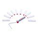 ProDec Advance &ndash; Set de 11 bucati Mini Role din Microfibra cu Peri Scurti de 10 cm si Cadru