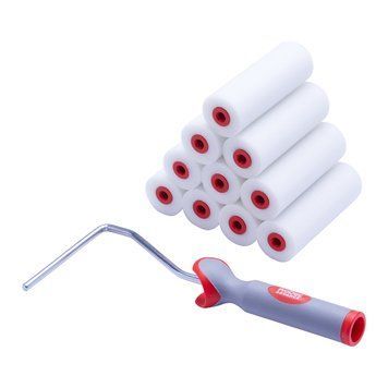 Set trafalet ProDec &ndash; 11 piese, role spumă HD 100 mm + cadru ergonomic