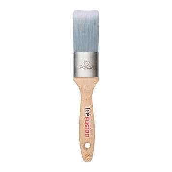 Pensula ovala ProDec Advance Ice Fusion 1.5" (38mm) &ndash; ideala pentru vopsele pe baza de apa si speciale, Gri