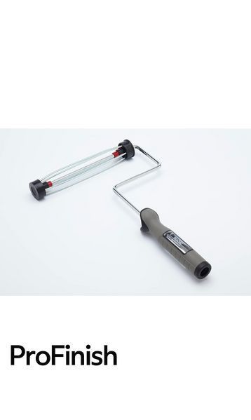 Cadru rulou profesional ProDec &ndash; 225 mm (9&rdquo;) cu 5 fire si maner No Break &ndash; rezistent, ideal pentru utilizare intensiva, Gri