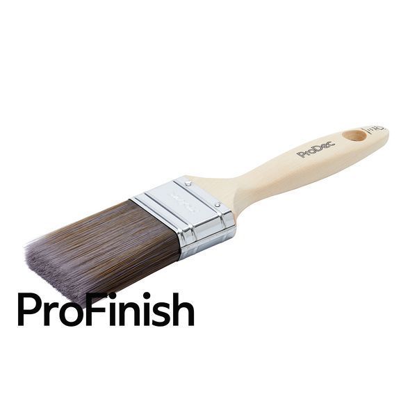 Pensula Profesionala ProDec 2" (50mm) &ndash; Filamente Sintetice de Inalta Calitate, Maner Lemn Ergonomic, Ideala pentru Emulsii, Lacuri, Vopsele pe Baza de Apa si Satinate, Bej