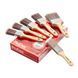 ProDec Brush Set &ndash; 2x 1.5" (38mm), 2x 2" (50mm), 1x 3" (75mm) + 1x Free Angled Brush &ndash; Synthetic Filaments, Wooden Handle, Water-Based Paints, Varnishes, and Stains